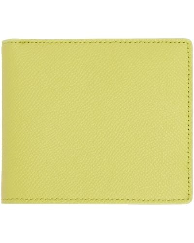 Maison Margiela Yellow Four Stitches Wallet