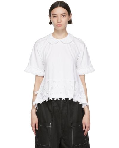 Tao Comme Des Garçons ホワイト コットン Tシャツ