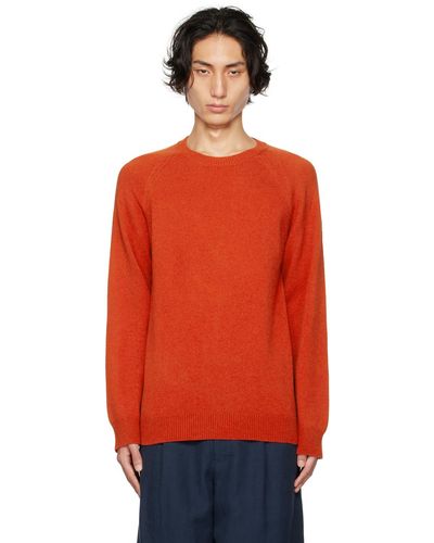 A.P.C. . Orange Elouan Sweater