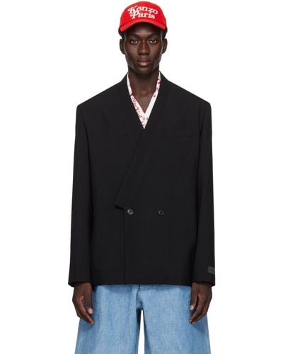 KENZO Paris Shawl Blazer - Black