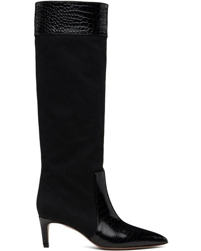 Paris Texas Stiletto 60 Tall Boots - Black
