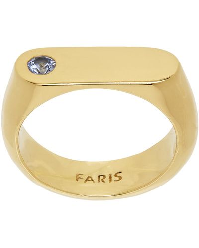 Faris Ssense Exclusive Blanco Ring - Metallic
