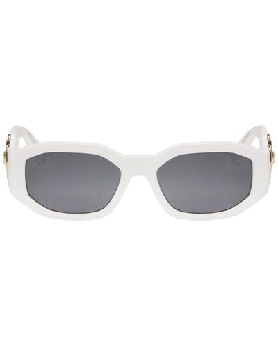 Versace White Medusa Biggie Sunglasses - Multicolor