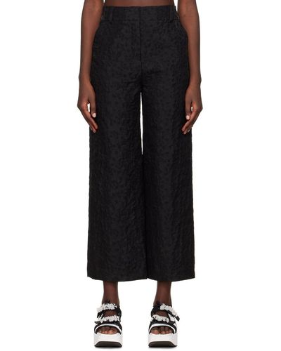 Black Cecilie Bahnsen Pants, Slacks and Chinos for Women | Lyst