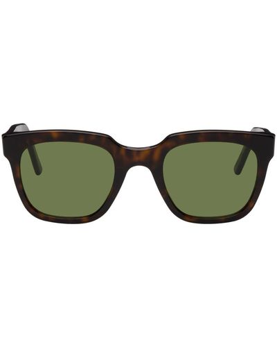 Retrosuperfuture Tortoiseshell Giusto Sunglasses - Green