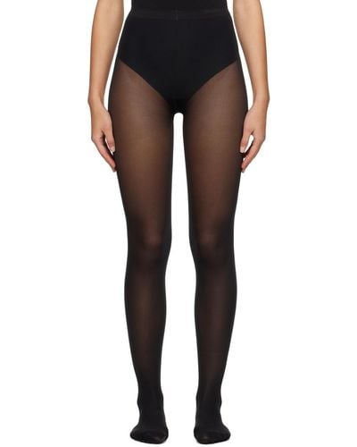 Wolford Velvet De Luxe 50 タイツ - ブラック