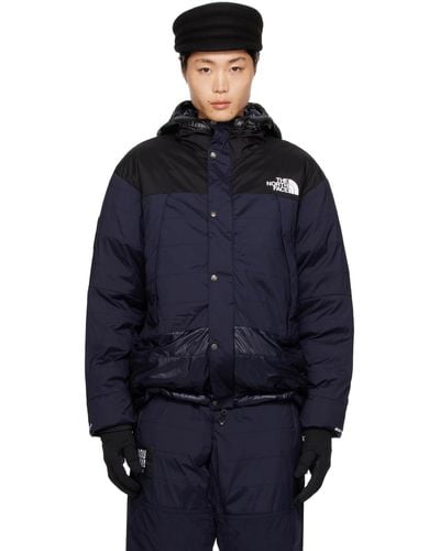 Undercover Navy & Black The North Face Edition Mountain Down Jacket - Blue