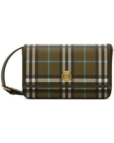 Burberry カーキ Hampshire バッグ - グリーン