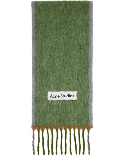 Acne Studios Vally Alpaca-blend Scarf - Green