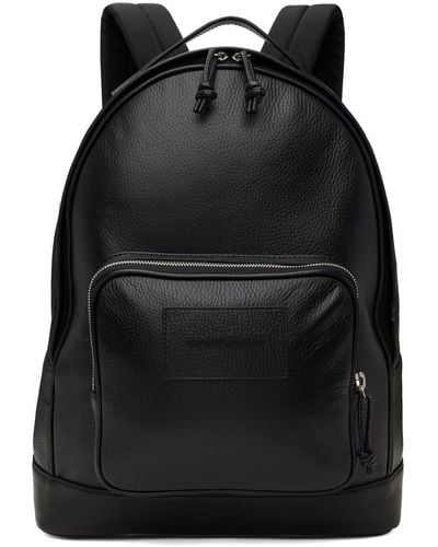 Emporio Armani Rounded Backpack - Black