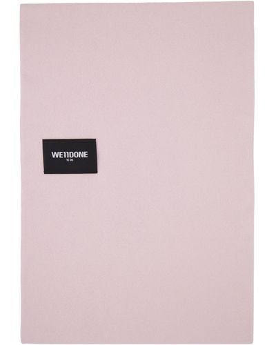 we11done Plain Scarf - Pink