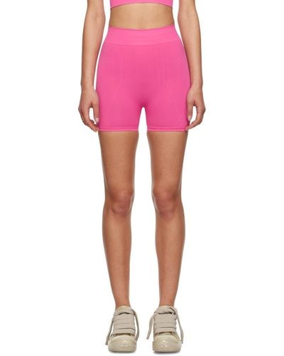 Rick Owens Pink Seamless Shorts