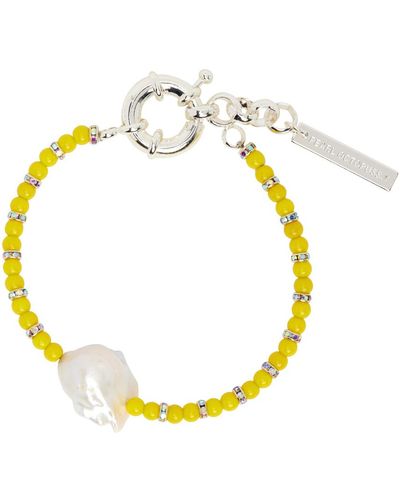 PEARL OCTOPUSS.Y Bracelet jaune banane - Métallisé