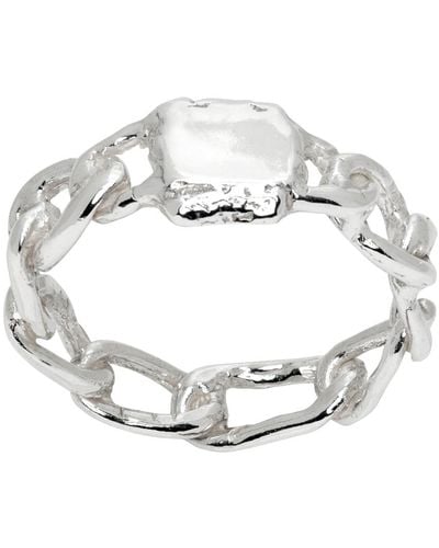 Pearls Before Swine Bardo Link Ring - Metallic