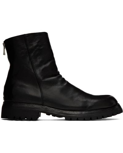 Officine Creative Black Ikonic 006 Boots