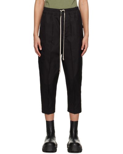 Rick Owens Black Astaire Lounge Trousers