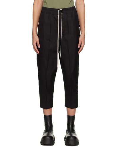 Rick Owens Pantalon de détente astaire noir