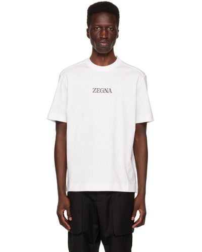 Zegna White #usetheexisting T-shirt