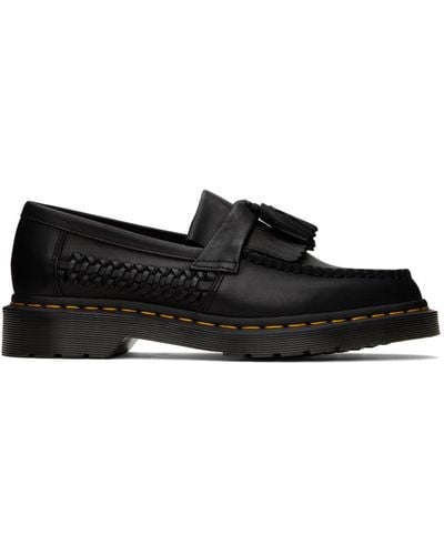 Dr. Martens Adrian Woven Tassel Loafers - Black