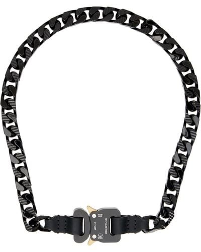 1017 ALYX 9SM Black Colored Chain Necklace