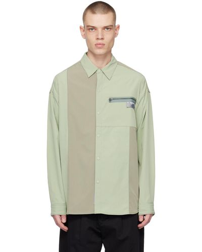 Izzue En Tonal Patch Shirt - Green