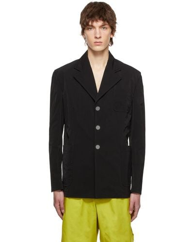 Bottega Veneta Black Nylon Coat