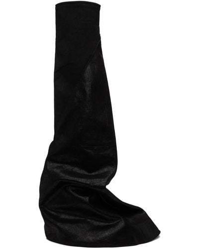 Rick Owens Fetish Tall Boots - Black