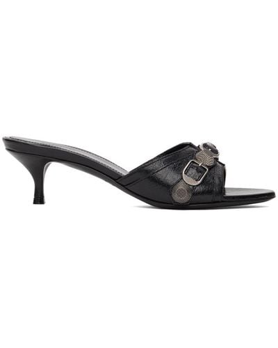 Balenciaga Cagole Sandals - Black