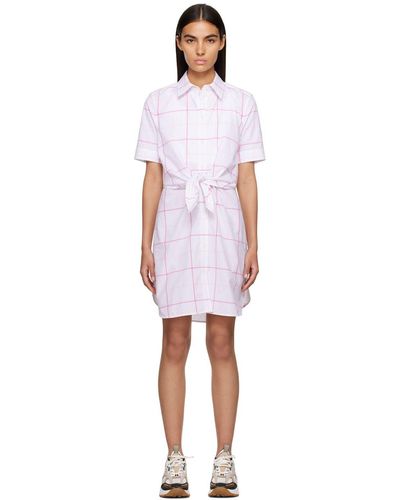 White off Dresses Up Lyst Checkered And to Women 71% Black for | -