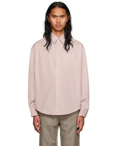 Ami Paris Pink Boxy-fit Shirt