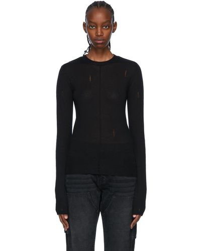 Amiri Cashmere Sweater - Black