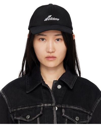we11done Washed Cap - Black