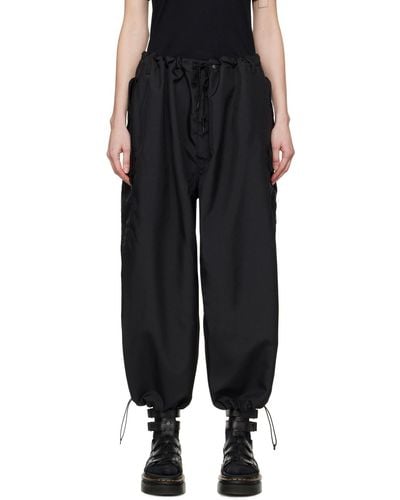 Junya Watanabe Drawstring Lounge Pants - Black