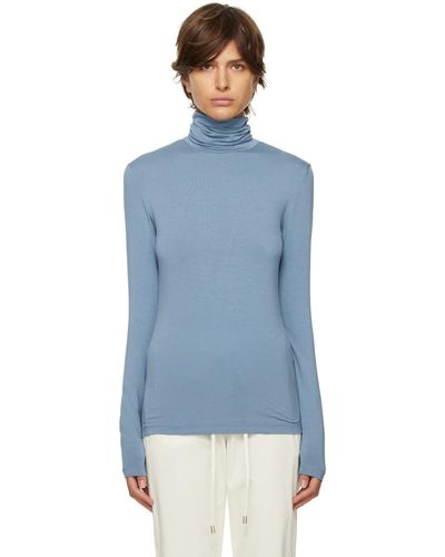 Max Mara Col roulé dede bleu