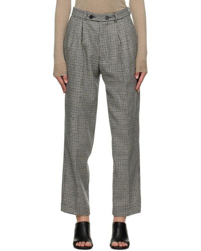 Manors Golf Houndstooth Trousers - Black