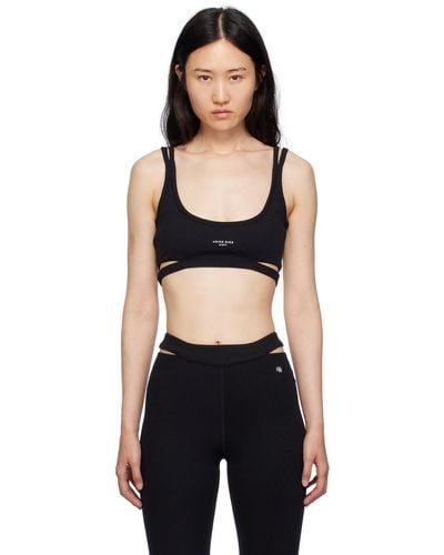 Anine Bing Amari Sport Bra - Black