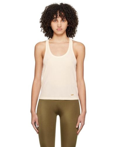 Tom Ford Off-white Scoop Neck Tank Top - Multicolor