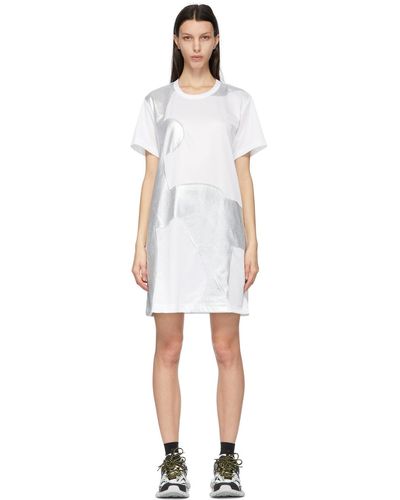 Comme des Garçons Patchwork T-shirt Dress - White