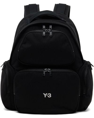Y-3 キャンバス バックパック - ブラック