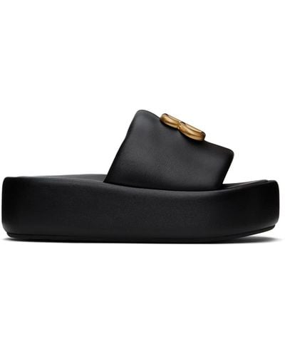 Balenciaga Rise Sandals - Black