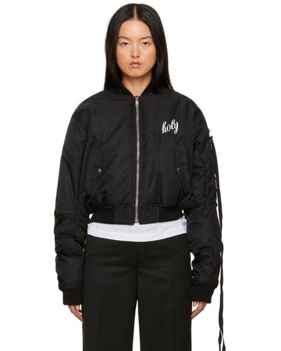 Ann demeulemeester bomber hot sale jacket