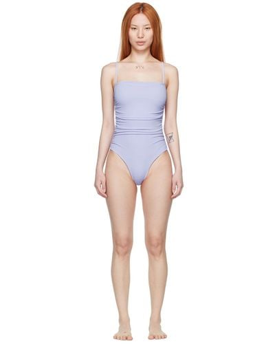 Belle The Label Ssense Exclusive Recycled Nylon One-piece Swimsuit - Black