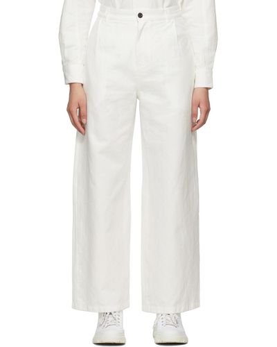 McQ Mcq Off-white Chino Jeans