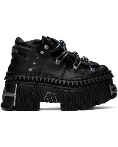 Vetements New Rock Edition Platform Sneakers - Black