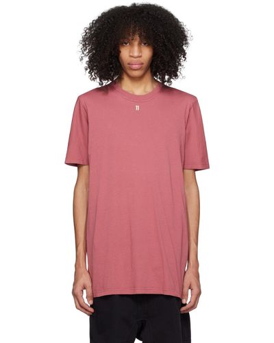 Boris Bidjan Saberi 11 Pink Garment-dyed T-shirt