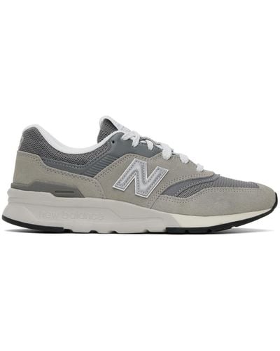 New Balance Gray 997h Sneakers - Black