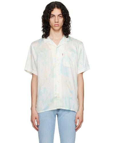 Levi's Multicolor Sunset Shirt - White