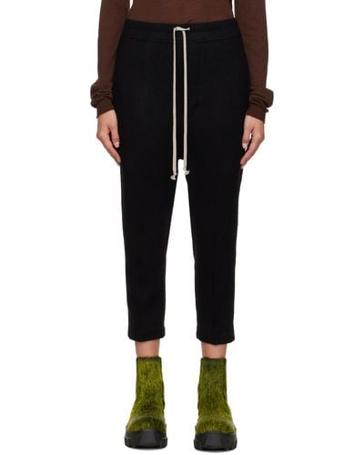 Rick Owens Black Astaires Lounge Trousers