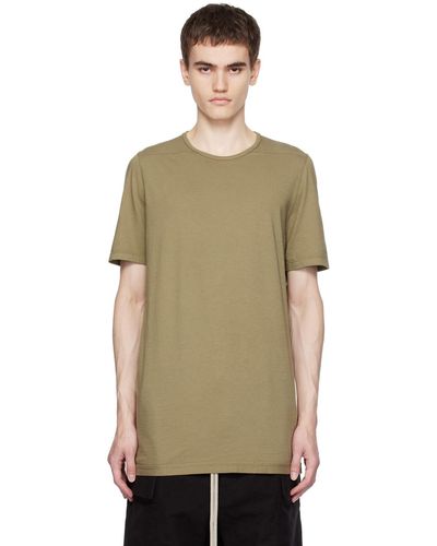 Rick Owens T-shirt level vert - Multicolore