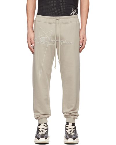 Rick Owens Champion Edition French Terry Sweatpants - Multicolor